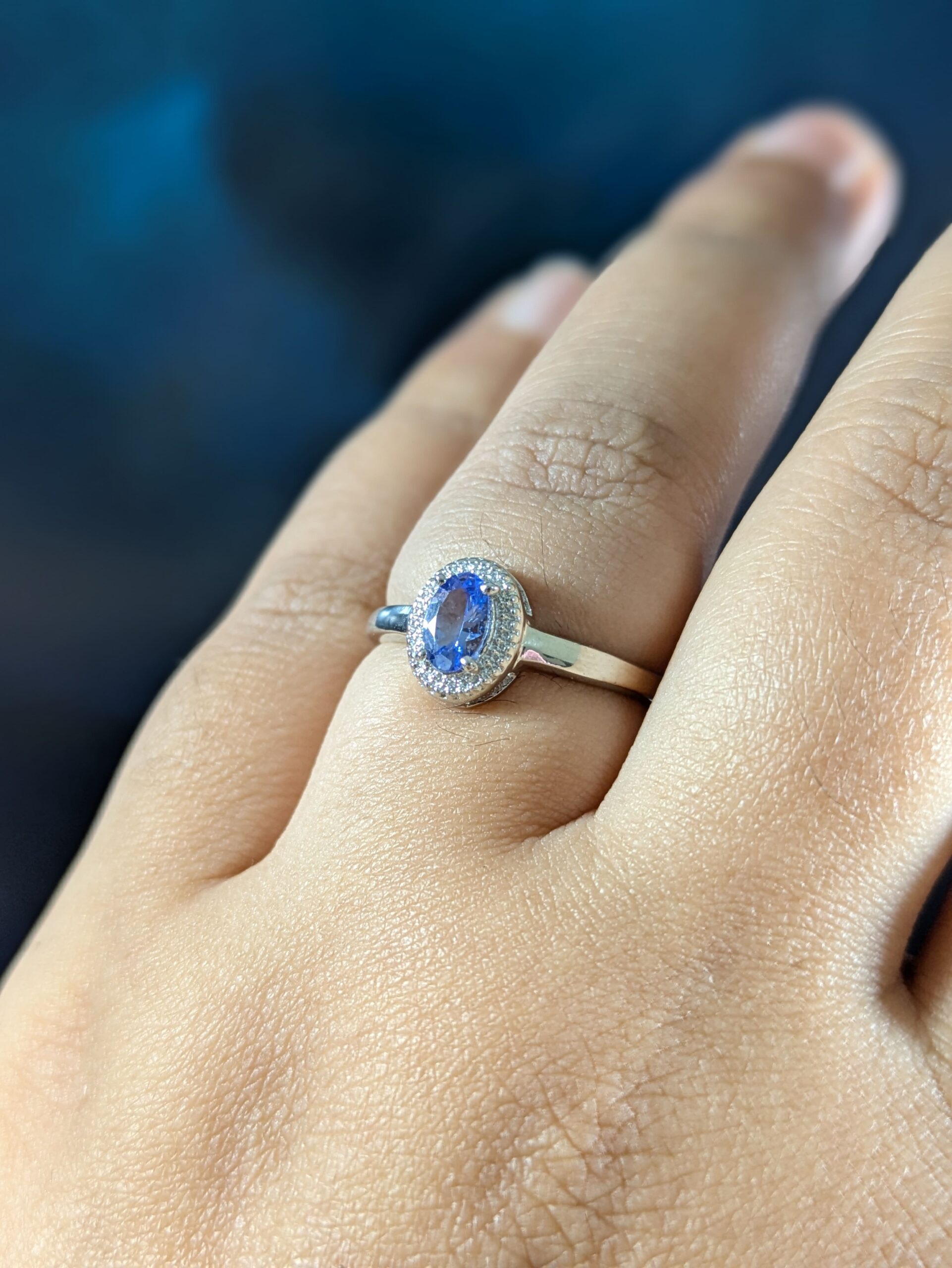 Tanzanite Silver Ring – Intuition, Calmness & Timeless Charm - Image 9