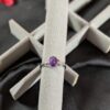 Amethyst Zircon Silver Ring – Where Elegance Meets Energy