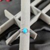 Turquoise Zircon Silver Ring – Calm, Clarity & Confidence in Every Shine