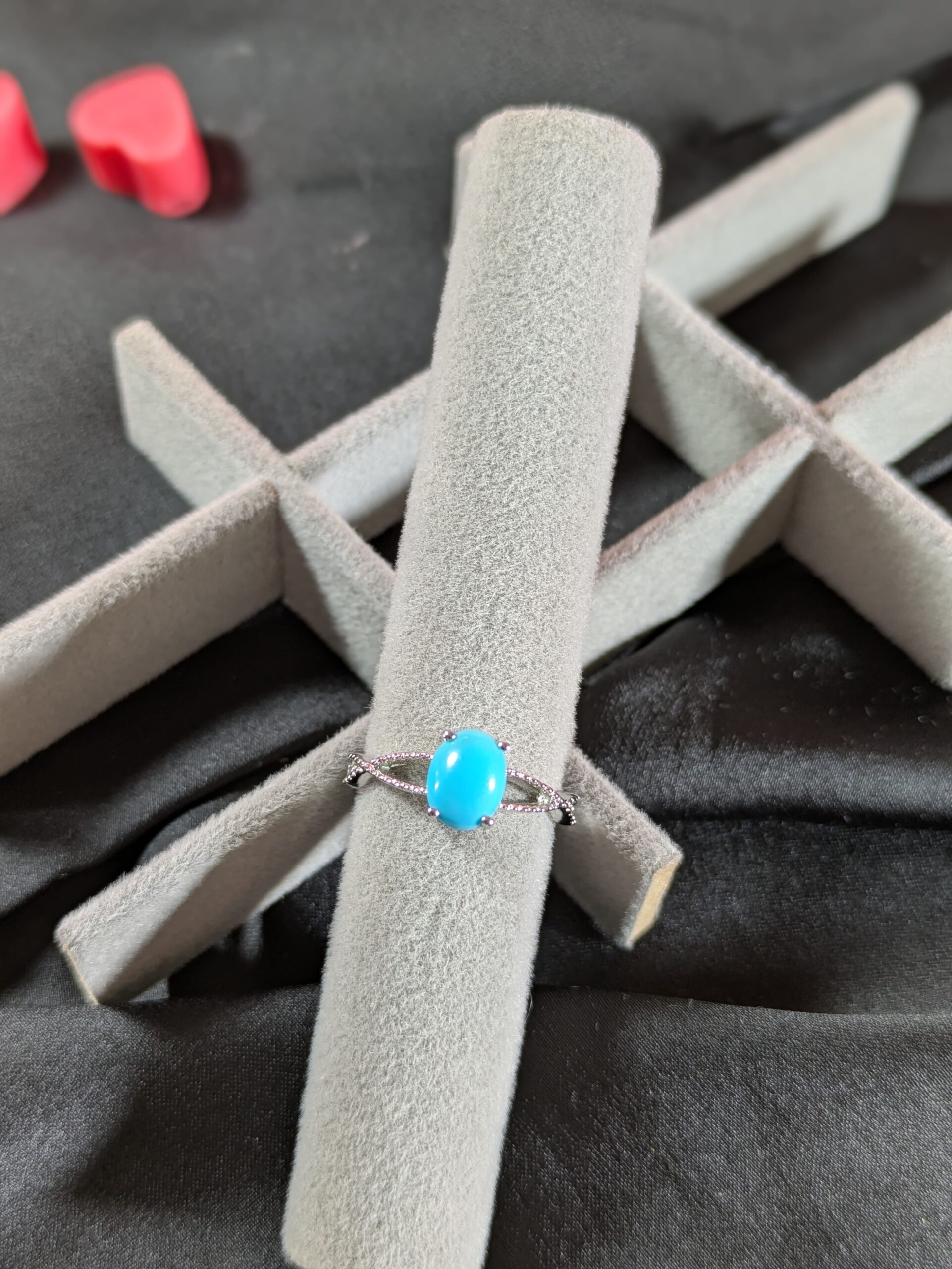 Tranquil Wave Turquoise Silver Ring – Timeless Beauty & Strength