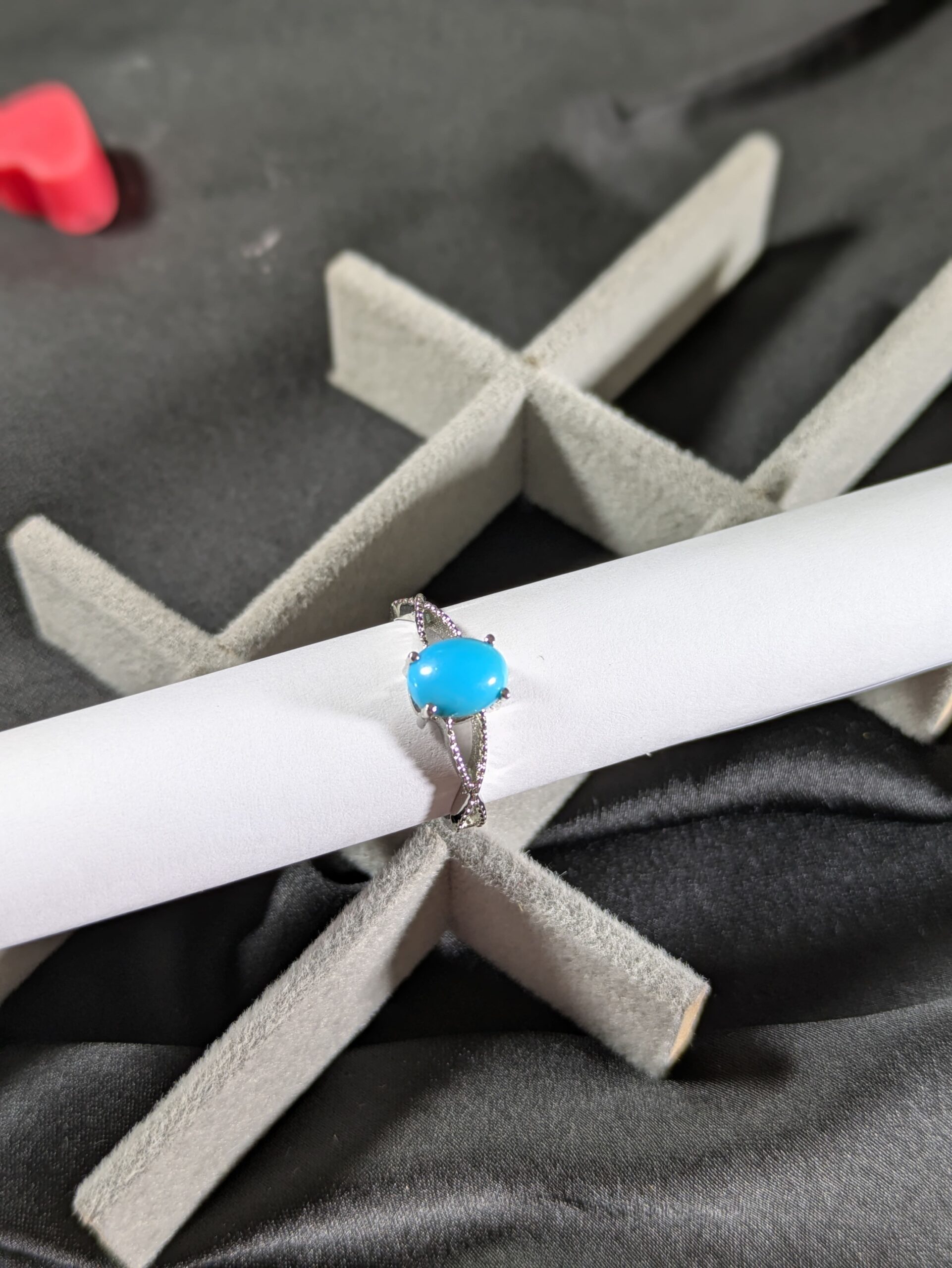 Tranquil Wave Turquoise Silver Ring – Timeless Beauty & Strength - Image 4