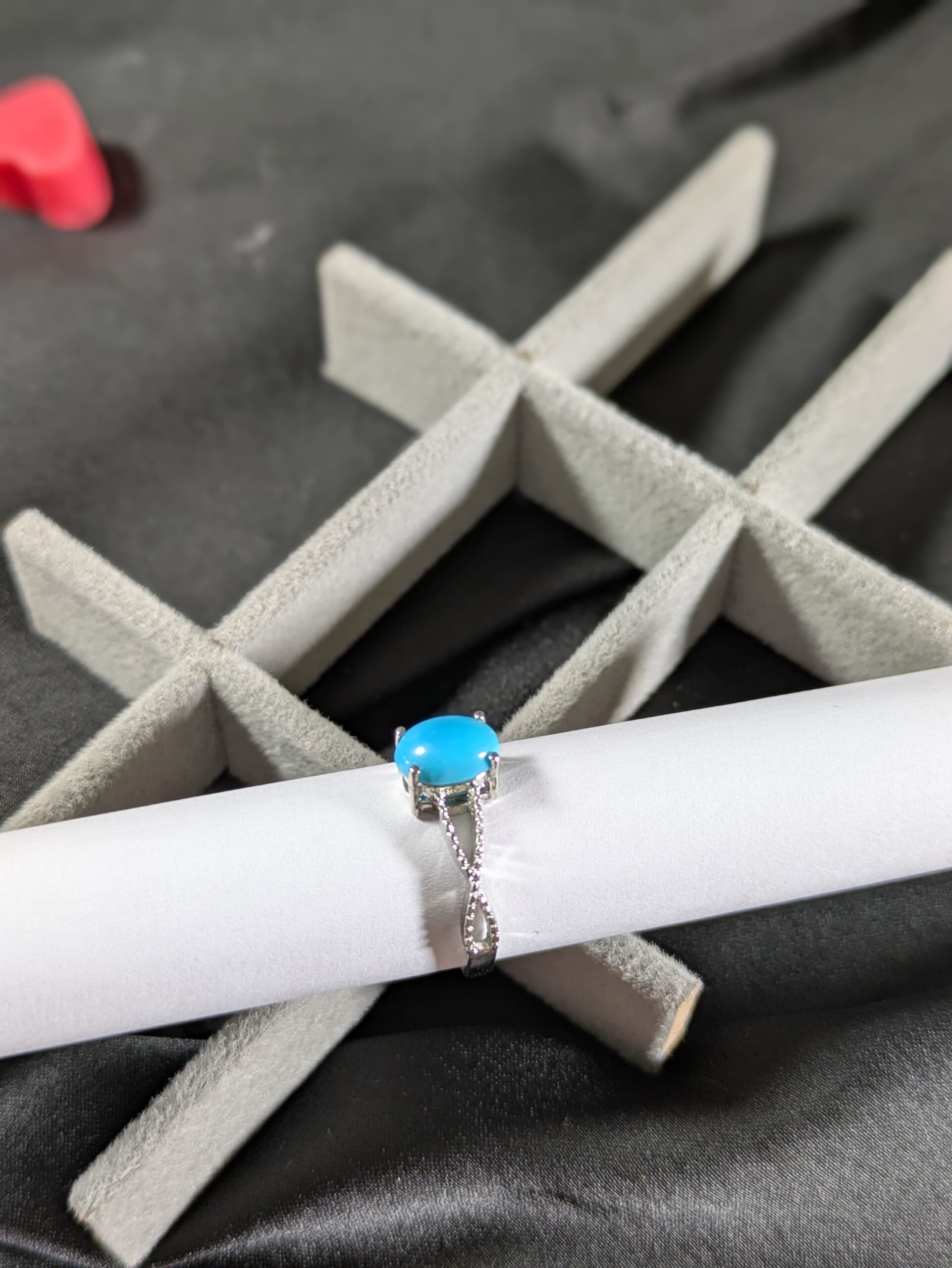 Tranquil Wave Turquoise Silver Ring – Timeless Beauty & Strength - Image 3